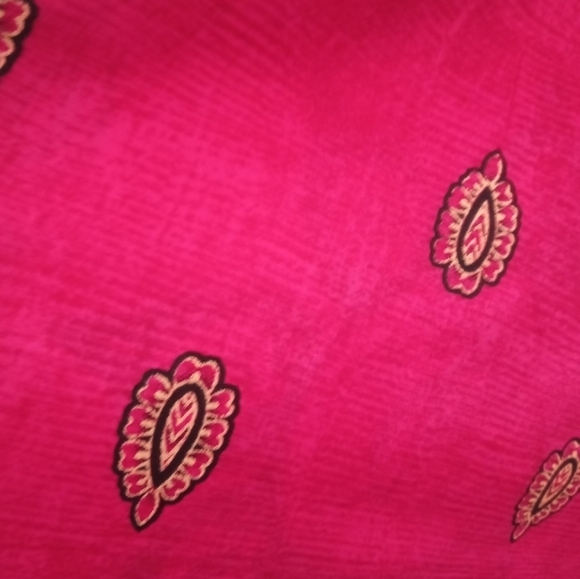 Santé Classics Deep pink all over Paisley Print  Kaftan Duster OS - Picture 9 of 9